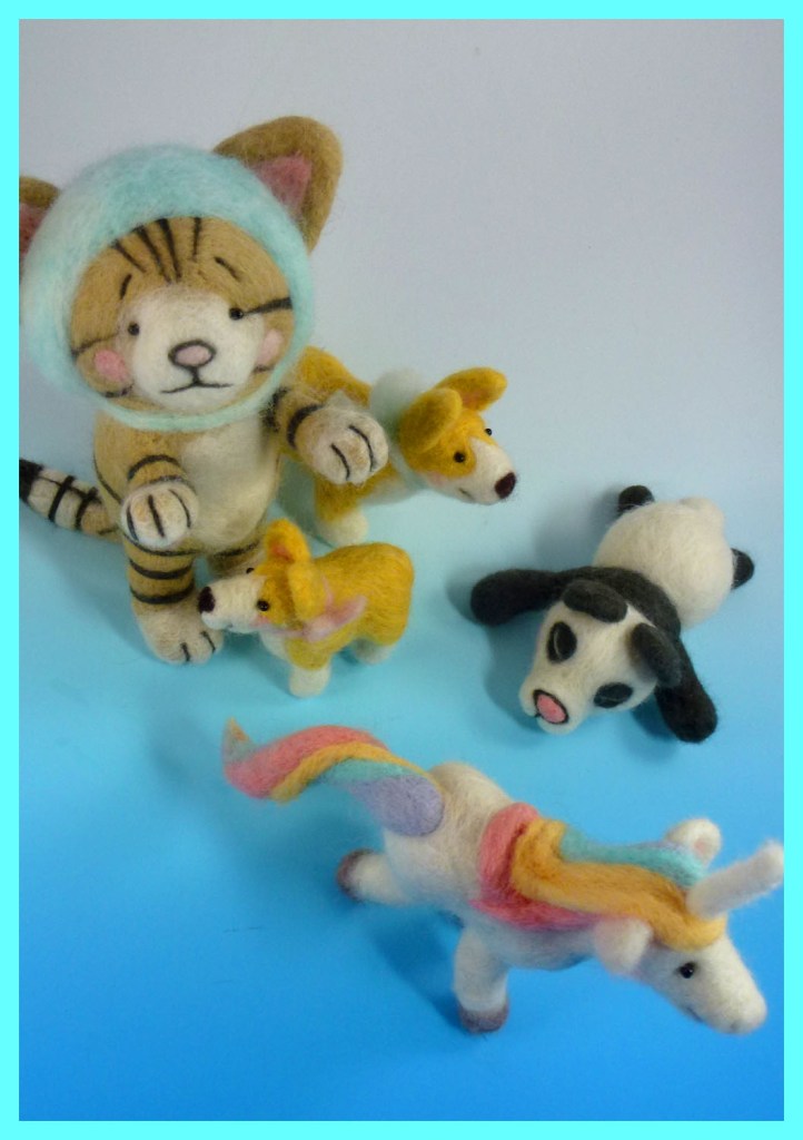 My felt menagerie