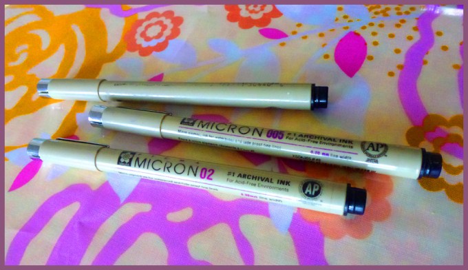 Sakura Micron Pigma pens