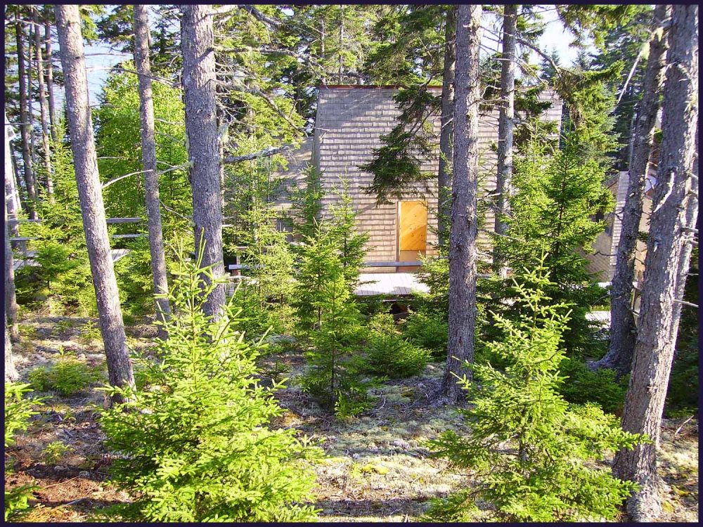 one of the cabins at Haystack