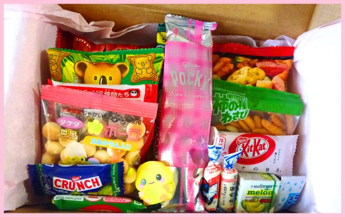 Interior of snack box