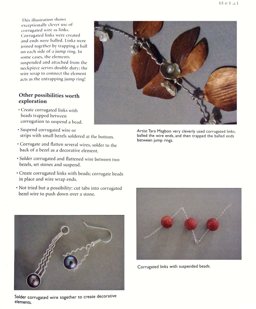 Page 19 shows a detailed image of my "Autumn Leaves" necklace and elaborates on my jewelry technique.
