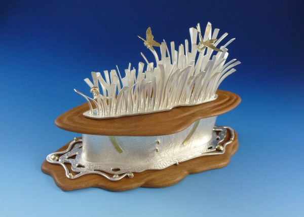 Sacred Earth Container: Detail Image. Back of Container.