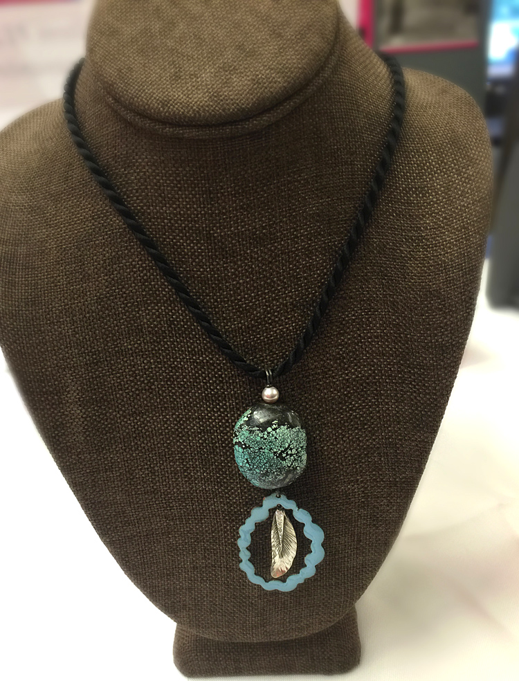 Alexandra Hart's Necklace: Heart Flutter Floating Pendant