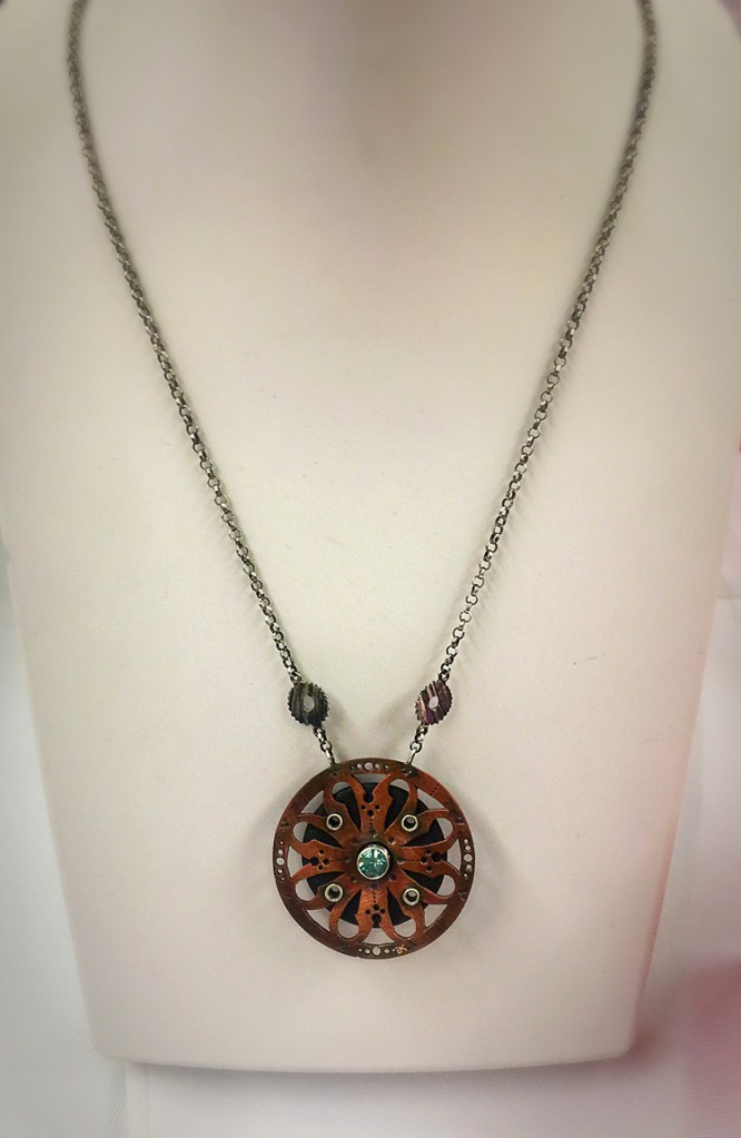 Betsy Kinsey's Necklace: "a do" necklace. Her piece was chosen for "Best in show"! 