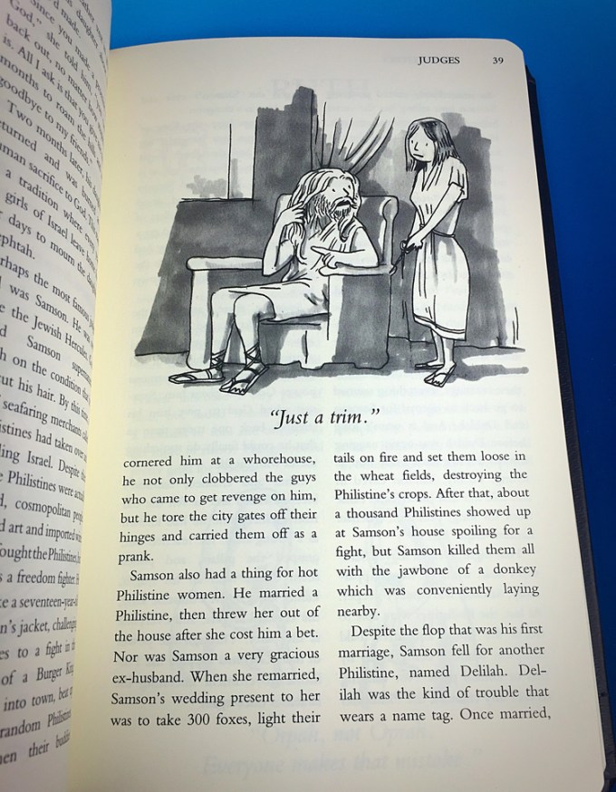 Excerpt from God is Disappointed in You. This is the story of Samson and Delilah in the book of Judges.