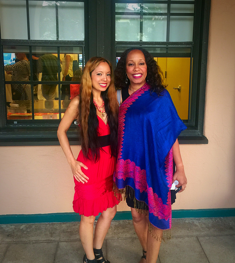 My friend, Jacqueline Gore and I at The Maker Project event. 